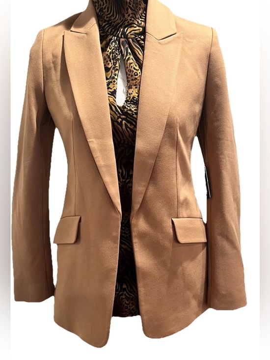 Express Jackets & Blazers - Express Tailored Camel Blazer Jacket